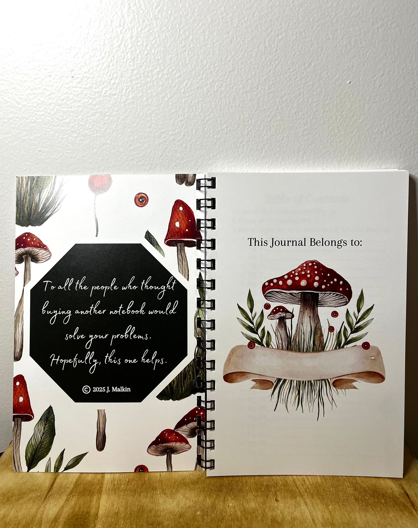 The "What Page Was That On Again?" Journal | An Index Journal with Coloring Content
