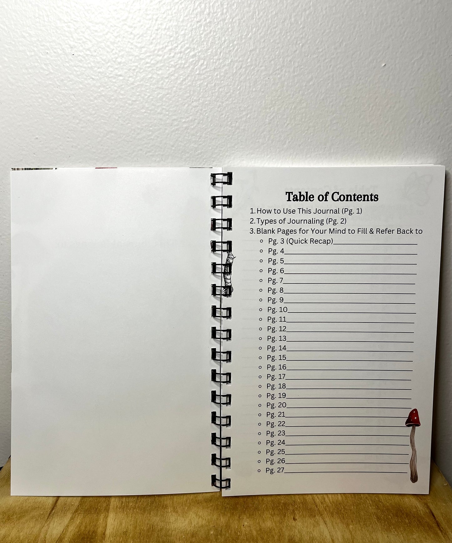 The "What Page Was That On Again?" Journal | An Index Journal with Coloring Content