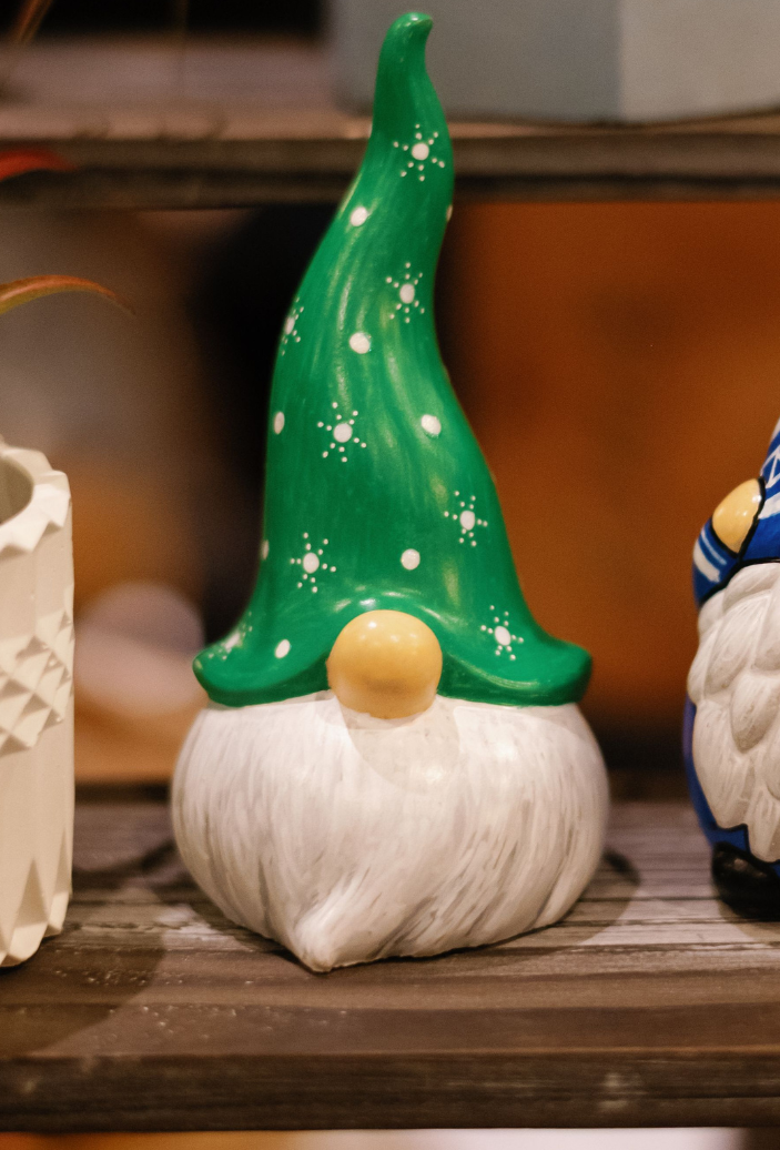 Paint Your Own Gnome Kit: Handmade Concrete Decor Activity Kit