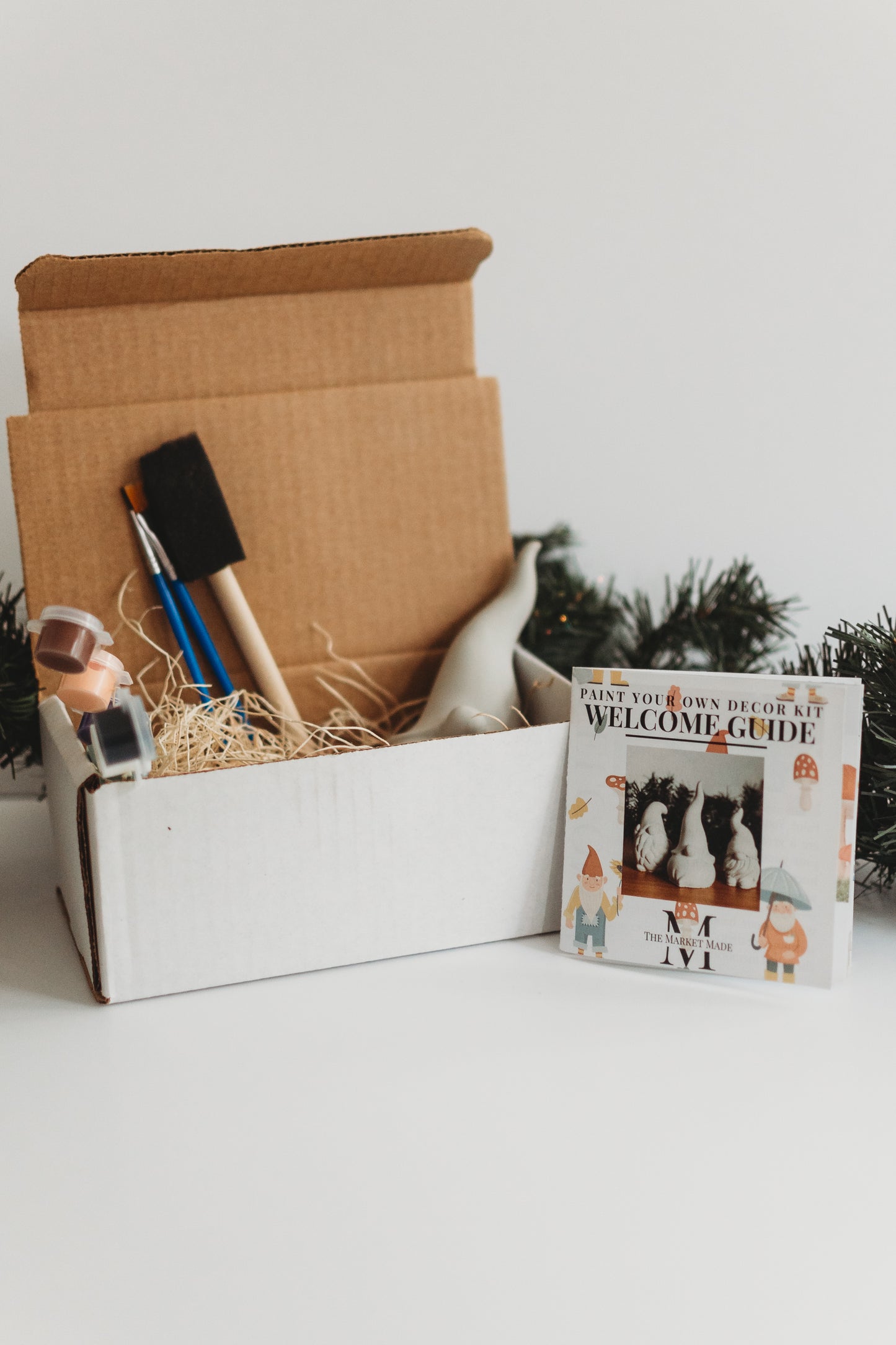 Jumbo Concrete Turtle | Paint Your Own Decor Kit | Paint Your Own Activity Set | Paint Your Own Handmade Concrete Gift Set