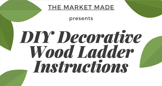 DIY Decorative Wood Ladder