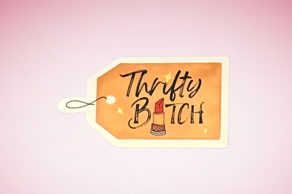 Sassy Stickers for Feisty Friends | Thrift-Themed Stickers