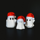 Handmade Christmas Spirit | Cute Concrete Ghost | Handmade Holiday Ghost Decor