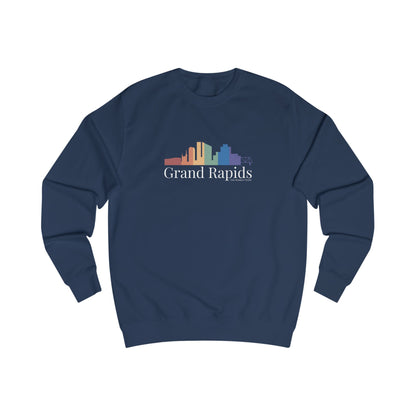 Grand Rapids Michigan Rainbow Skyline Sweatshirt