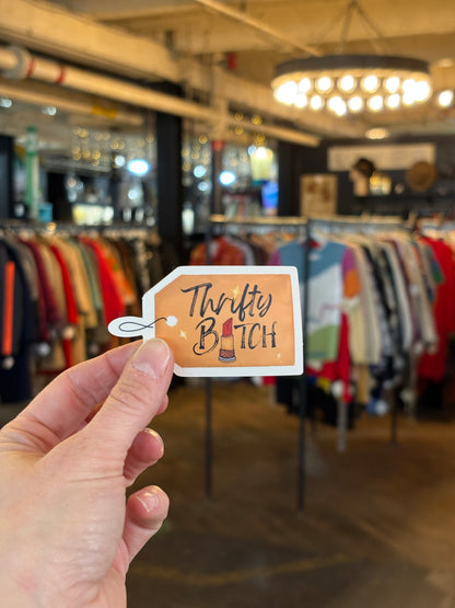 Sassy Stickers for Feisty Friends | Thrift-Themed Stickers