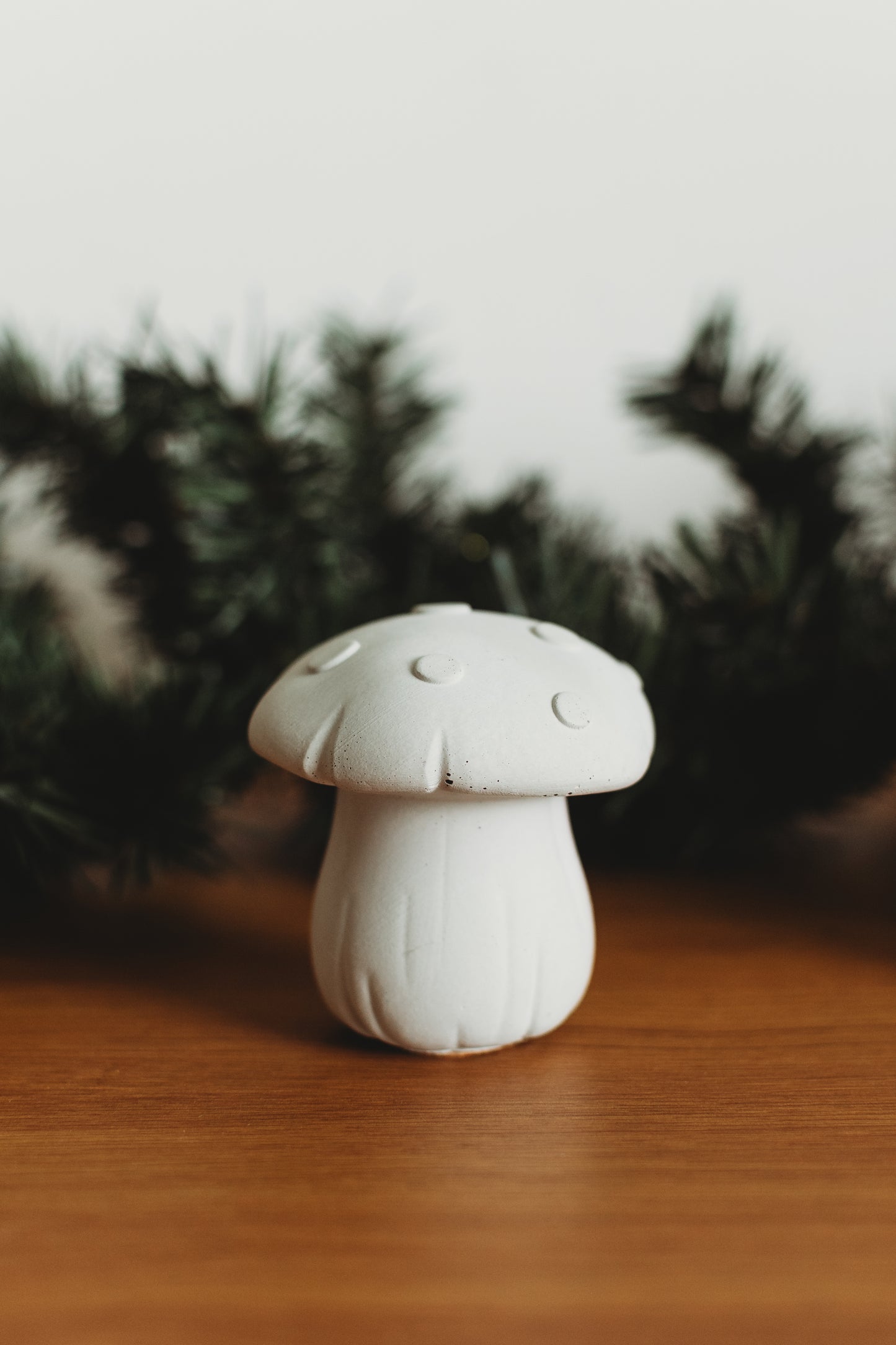 Set of 3 Mushrooms | Handmade Concrete Mushroom Decor