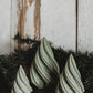 Set of 3 Holiday Trees | Handmade Christmas Decor | Concrete Spiral Trees