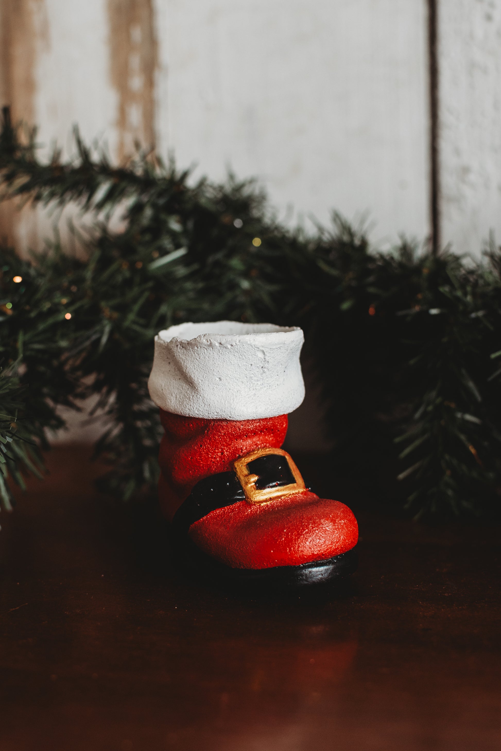 DIY Festive Santa Boots with Your Own Hands