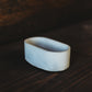 Mini Handmade Oval Holder | Concrete Oval Container | Tiny Cement Planter