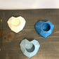 Mini Geometric Heart Decor | Handmade Mini Concrete Planter | Mini Cement Holder